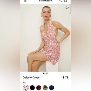 Reformation Delanie Dress in ALMA - NEW WITH TAGS